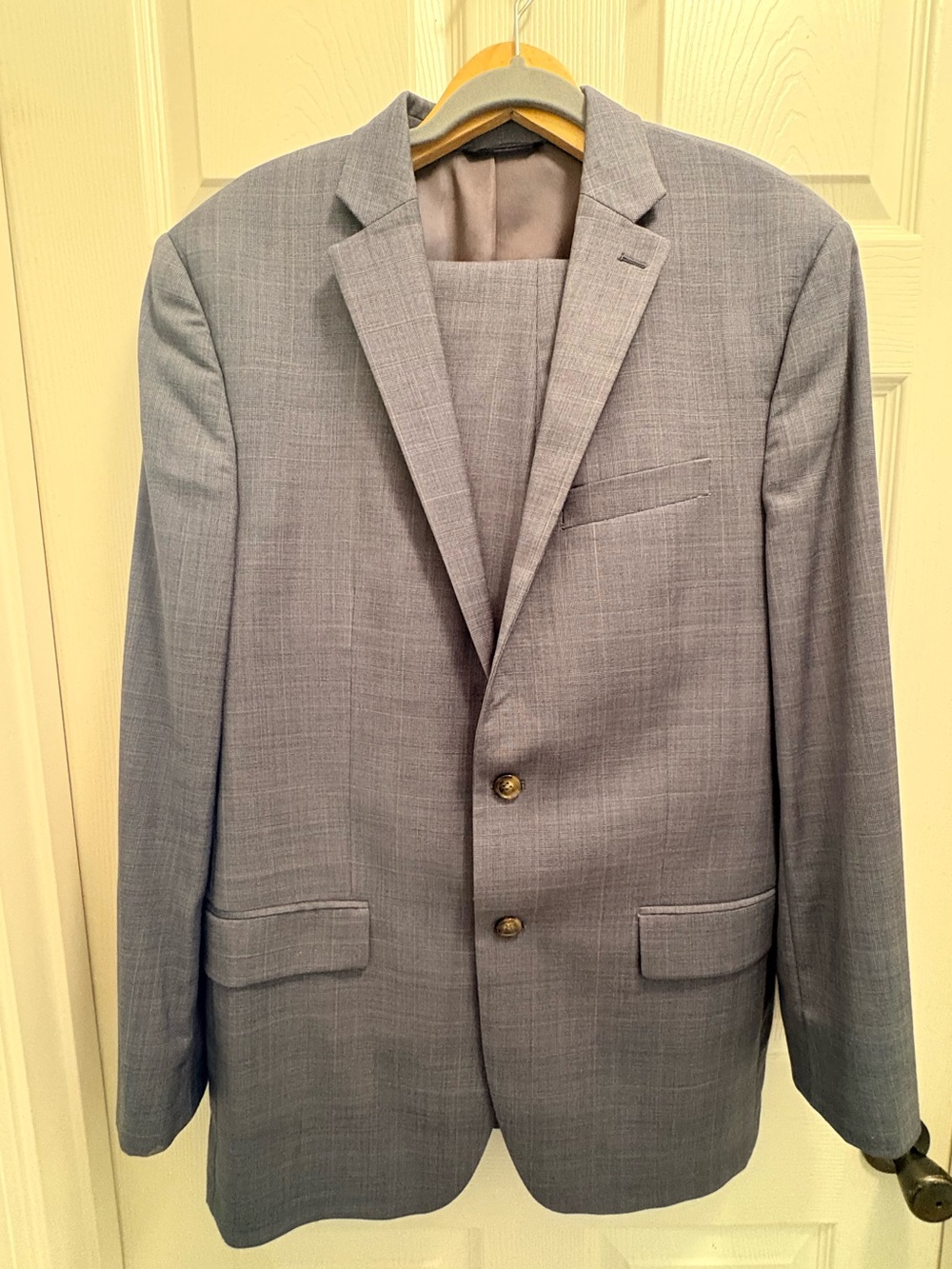 Ralph Ralph Lauren Men’s 100% Wool Gray Plaid 2 Piece Dillard’s